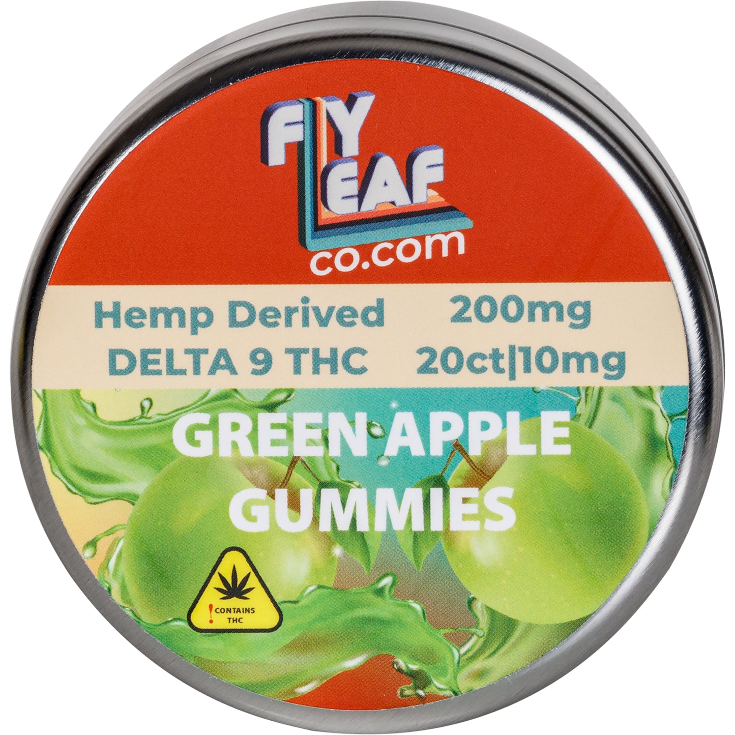 D9 10mg Gummies 20ct Green Apple